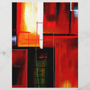 Folheto de Arte Abstrata