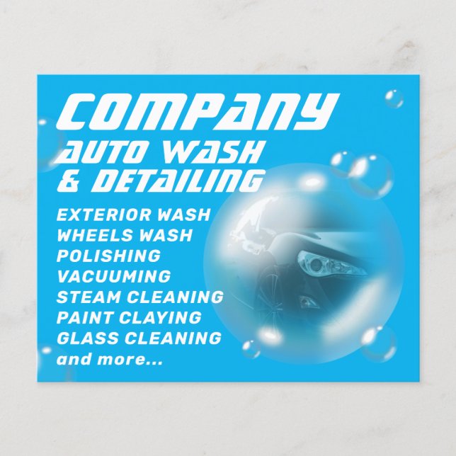 Folheto de automóveis criativo moderno (Frente)