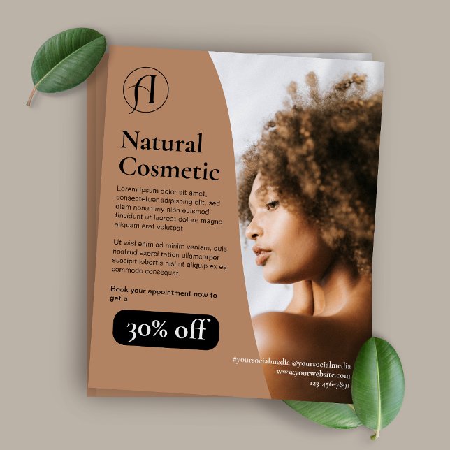 Folheto de Bela Imagem Moderna Salão (Criador carregado)