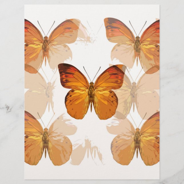 Folheto de Borboletas (Frente)