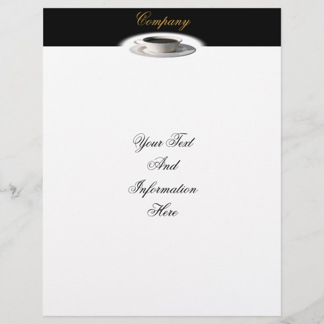 Folheto de café fino (Frente)