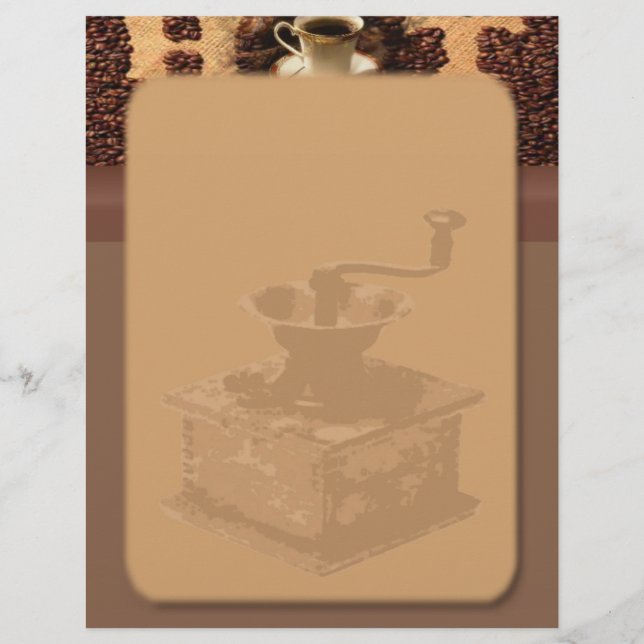 Folheto de café torrado (Frente)