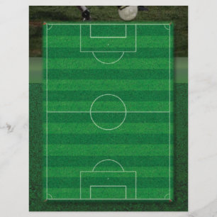 Folheto de Campo de Futebol