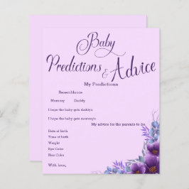 Folheto de Chá de fraldas de Flor Puro com Aquarel