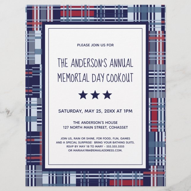 Folheto de coleta de temas patrióticos (Dia Memori (Frente)