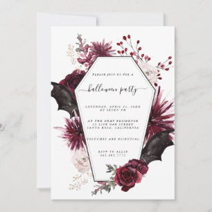 Folheto de Convite para Festas de Halloween