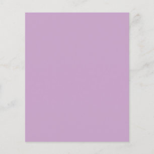 Folheto de Cor Sólida Lilac