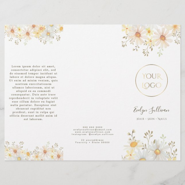 Folheto de Daisies (Frente)