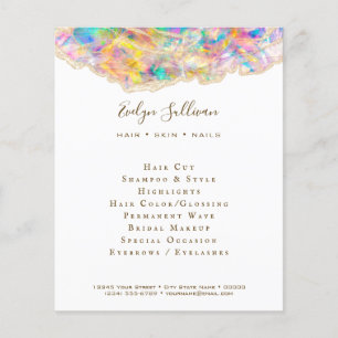 folheto de design opala