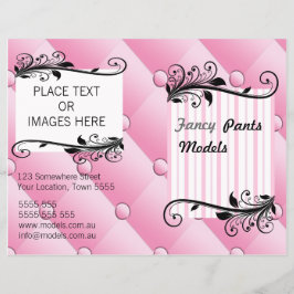 Folheto de Diamantes Rosa