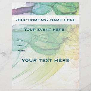 Folheto de Escritório Moderno e Elegante 21,59 cm 