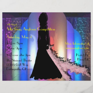 Folheto de Eventos de Arrasto Personalizado