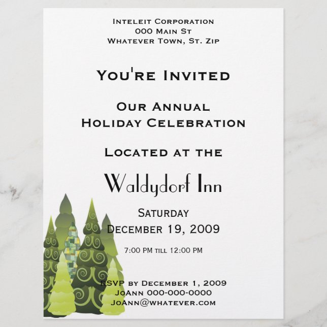 Folheto de Férias (Frente)