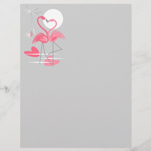 Folheto de Flamingo Love (Frente)