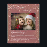 Folheto de fotos das Luzes de Natal específico do<br><div class="desc">Folheto de fotos das Luzes de Natal específico do cliente,  bege.  Basta editar seu produto carregando sua foto e digitando seu texto. Você pode selecionar a fonte,  a cor e a posição individualmente por "mais personalização".</div>