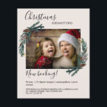 Folheto de fotos de Natal específico do cliente<br><div class="desc">Folheto de Natal específico do cliente,  bege. Basta editar seu produto carregando sua foto e digitando seu texto. Você pode selecionar a fonte,  a cor e a posição individualmente por "mais personalização".</div>