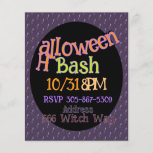 Folheto de Halloween Personalizável
