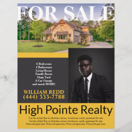 Folheto De Imóveis Profissionais Para Venda