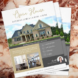 Folheto de Informações de Casa Aberta<br><div class="desc">Procurando uma maneira simples, mas eficaz de comercializar seu evento de casa aberta e mostrar sua propriedade a potenciais compradores? O nosso passageiro imobiliário de lado único é a solução perfeita. Com um design limpo e moderno, nossos folhetos são projetados para fornecer todas as informações essenciais que os compradores precisam...</div>