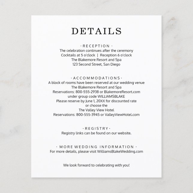 Folheto de Informações de Casamento de Orçamento (Frente)