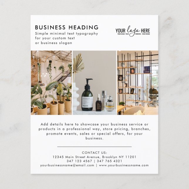 Folheto de Marketing para Empresas Fotografado Per (Frente)