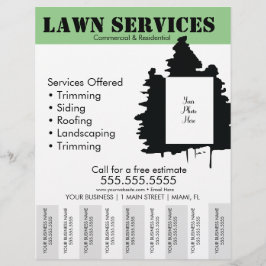 Folheto de Modelo da Árvore de Serviços Lançados