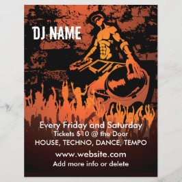 Folheto de Música DJ Fiery Concert