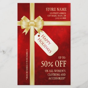 Folheto de Natal atual