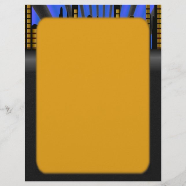 Folheto de paisagens da cidade (Frente)