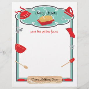 Folheto de panificação e culinária retro Cabeçalho