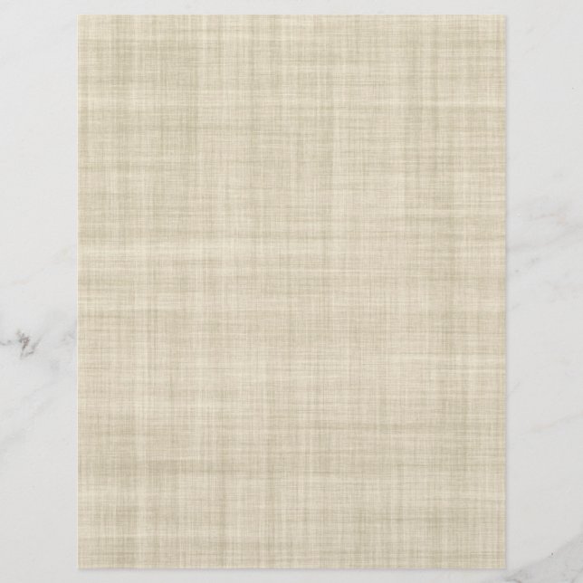 Folheto de Papel Linen Look (Frente)