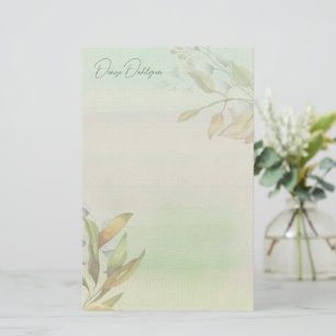 Folheto de papelaria personalizada
