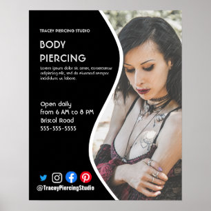 Folheto de poster de STUDIO PIERCING Corporal