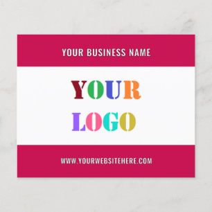 Folheto de Promocional de Texto Personalizado do L