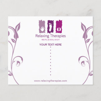 Folheto de Reflexologia