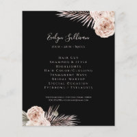Folheto de rosas Tropicais