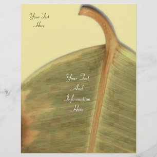 Folheto de saída verde