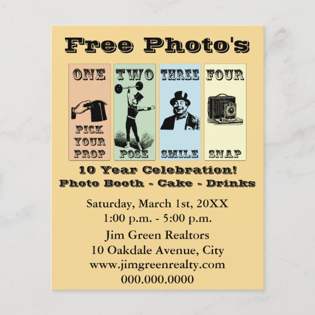 Folheto de Sinal de Prop Fotográfica (Frente)