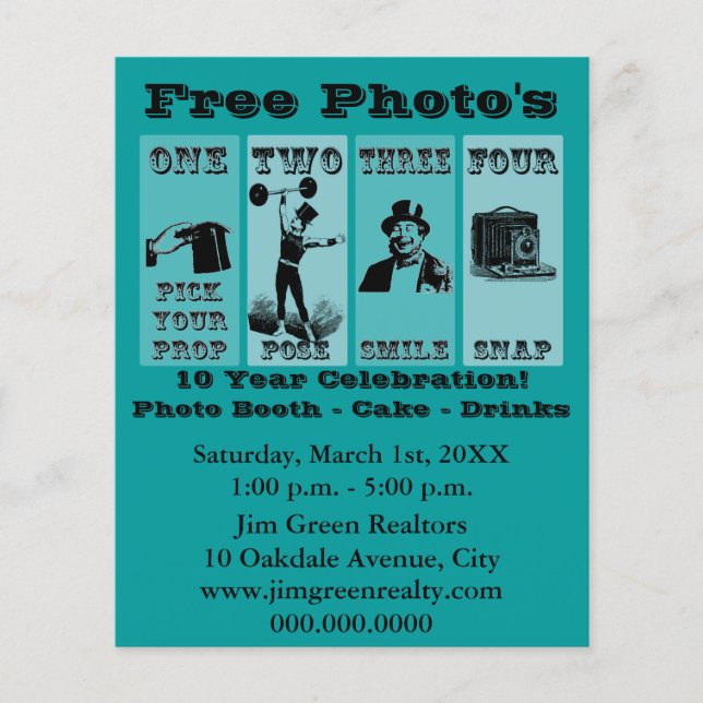 Folheto de Sinal de Prop Fotográfica (Frente)