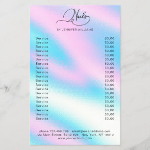 Folheto de Unhas Moderna