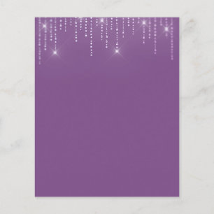 Folheto de vazio de ouro elegante