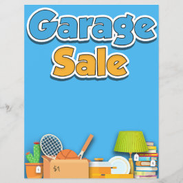 Folheto de Venda de Garagem - Modelo 8 1/2" x 11"