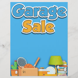 Folheto de Venda de Garagem - Modelo 8 1/2" x 11"