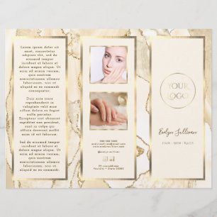 Folheto Delicado de Pêssego Dourado