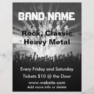 Folheto do concerto de música de banda