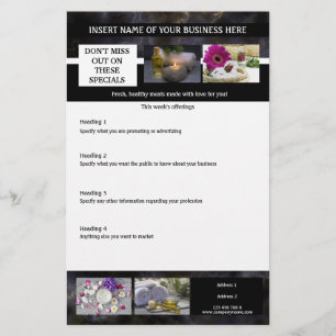 Folheto do folheto do Business 6 serviços de foto