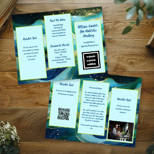 Folheto do Folheto Informativo de Negócios Triplo 