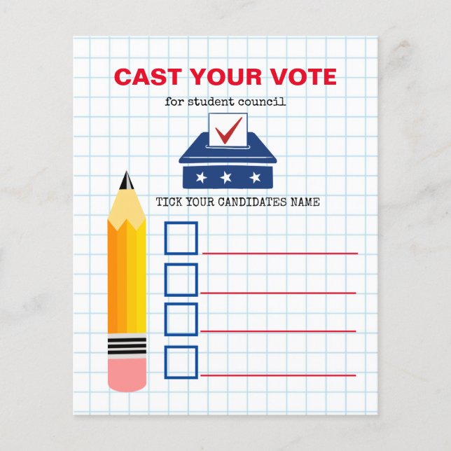 Folheto do Governo dos Estudantes: Votem (Frente)