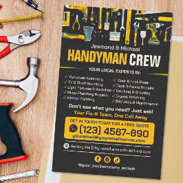 Folheto do Handyman - Reparo e Manutenção Doméstic