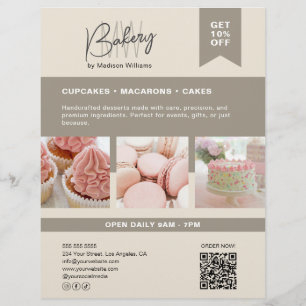 Folheto do logotipo monograma personalizado da pad